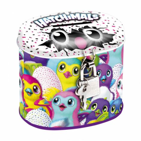 Skarbonka metalowa Starpak Hatchimals owalna